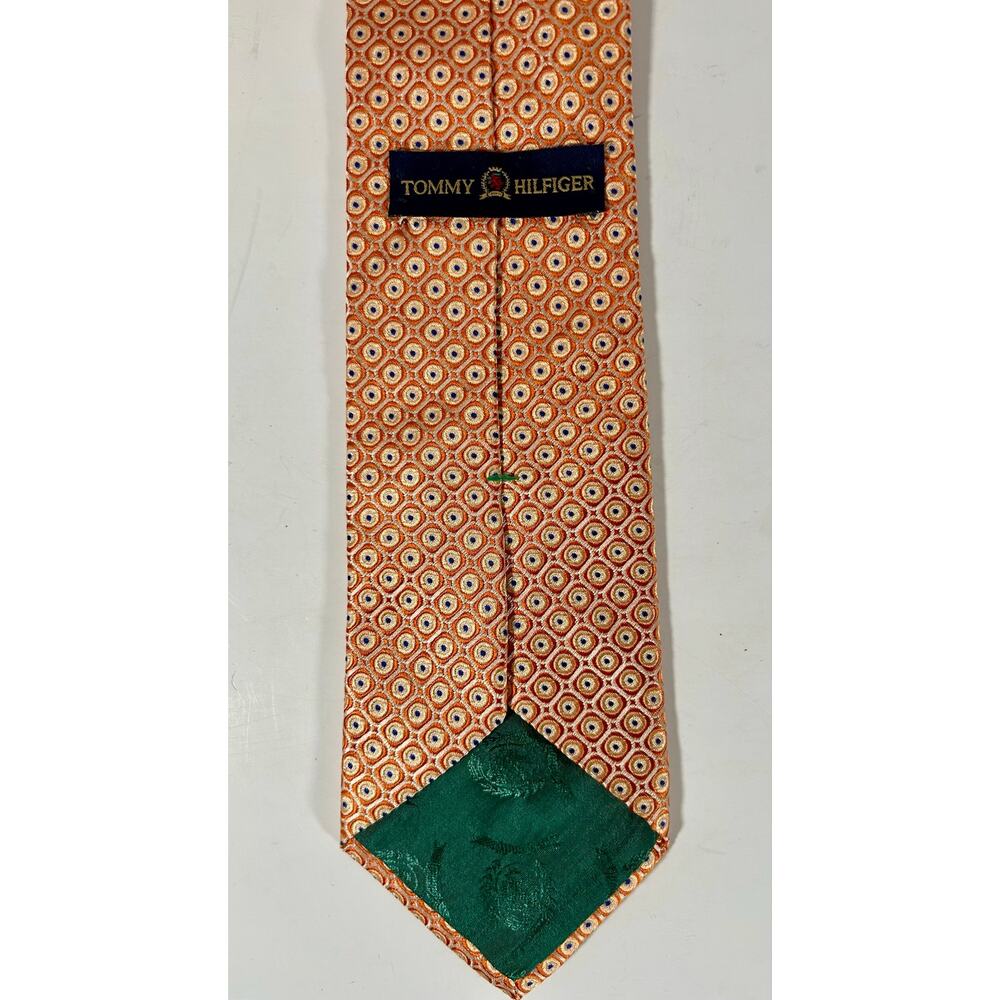 TOMMY HILFIGER Men's Tie 100% Silk Made in USA Classic Business Neckwear